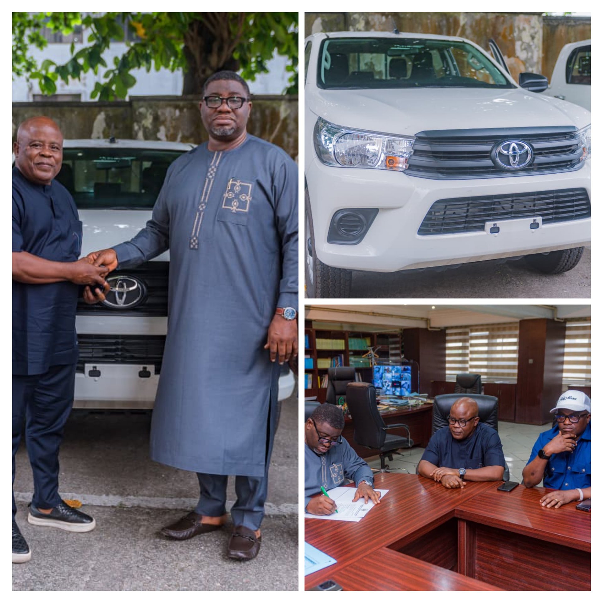 Rivers State Government donates Hilux vehicle to NYSC South-South zonal Office