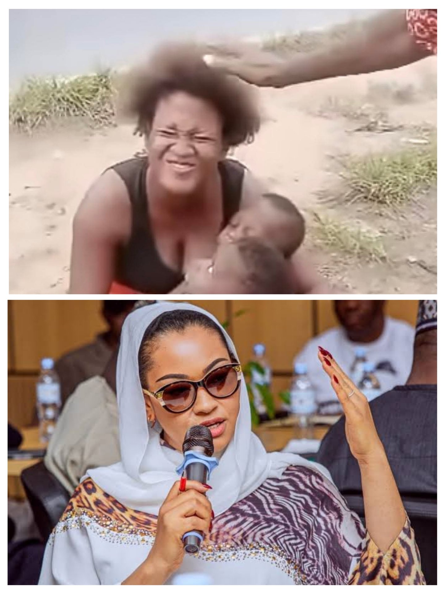 Senator Natasha raises alarm over a stranded woman in Lagos.... Calls on Lagos state government to urgently intervene