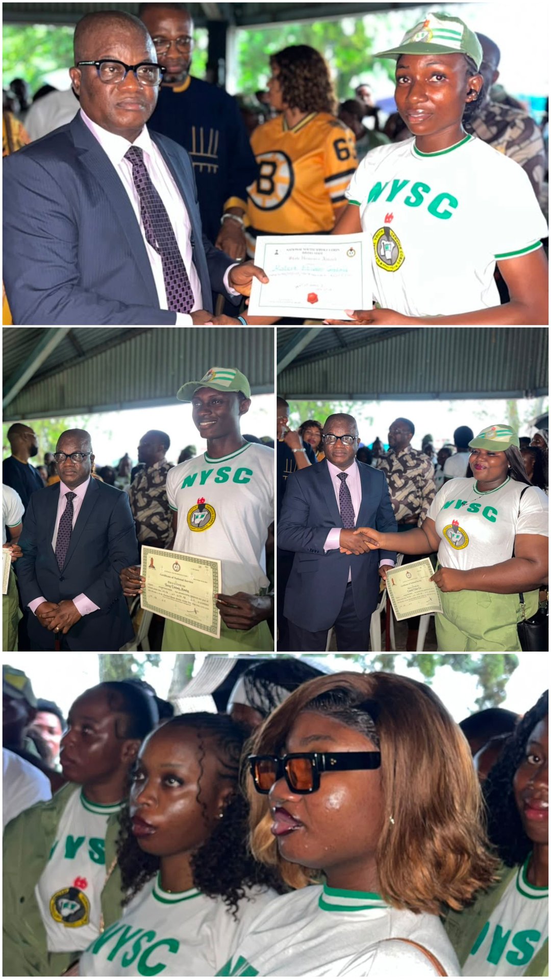 Be Good Ambassadors of NYSC... Rivers State Nysc  Coordinator Charges Outgoing Corps Members