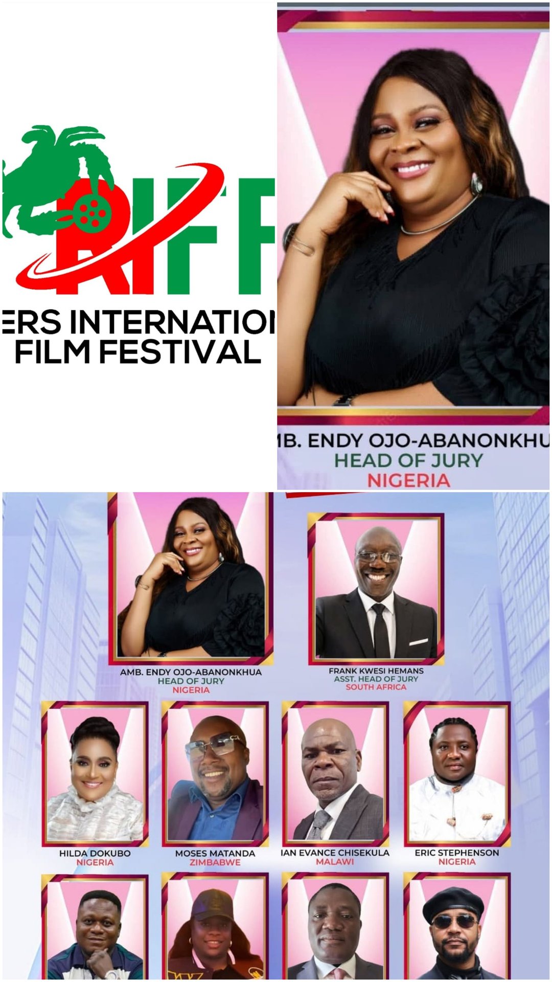 RIFF Unveils Hilda Dokubo, Others as International Jury for 2026 Edition