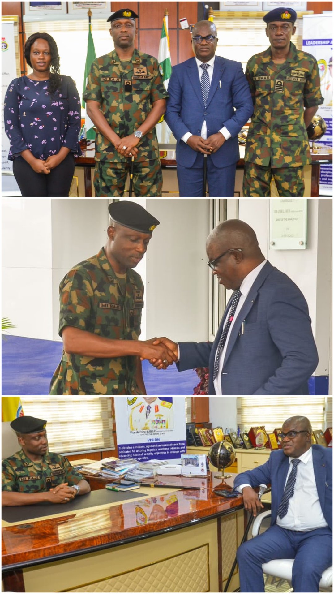 NYSC a Bedrock for Unity and Sustainable Development...Naval Commander